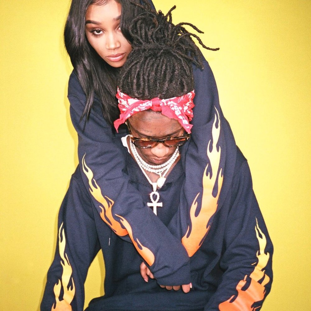 Champion x Kylie Jenner Flame Hoodie